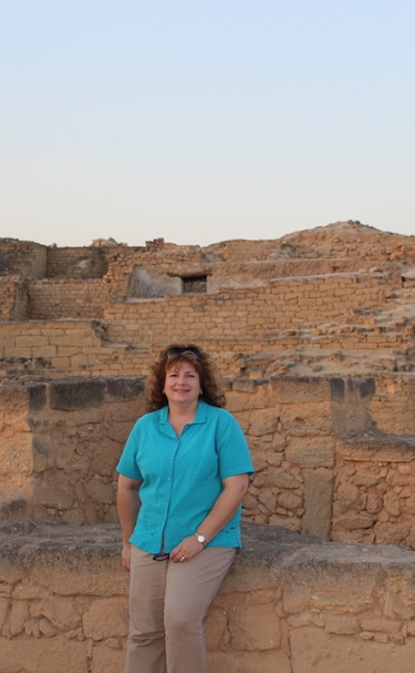 Owens at the Al Baleed Archaeological Park.
